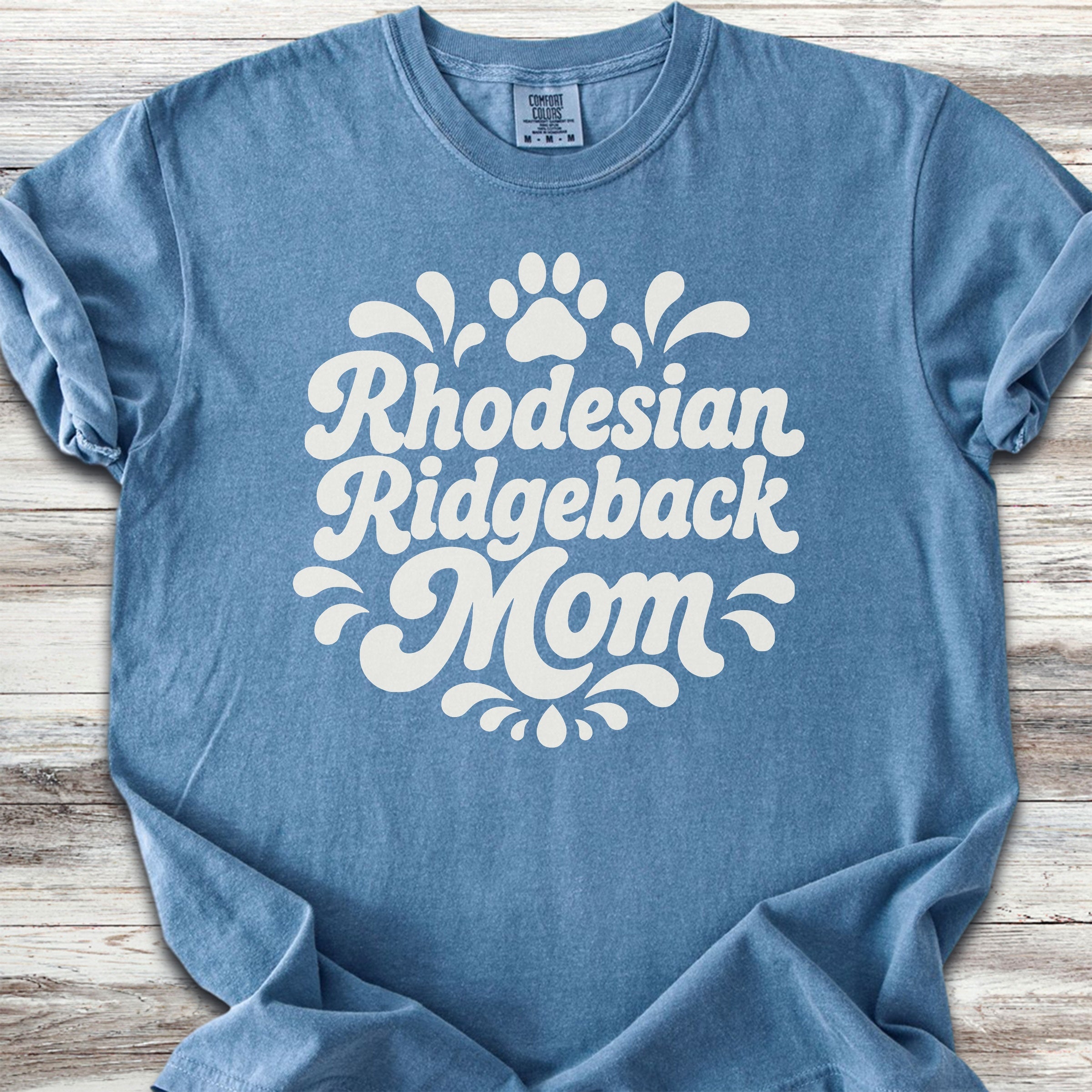 Rhodesian Ridgeback Groovy Mom - Blue Jean