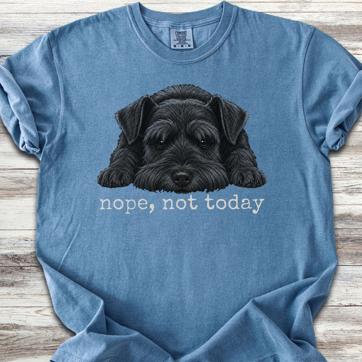 Schnauzer Black Nope - Blue Jean