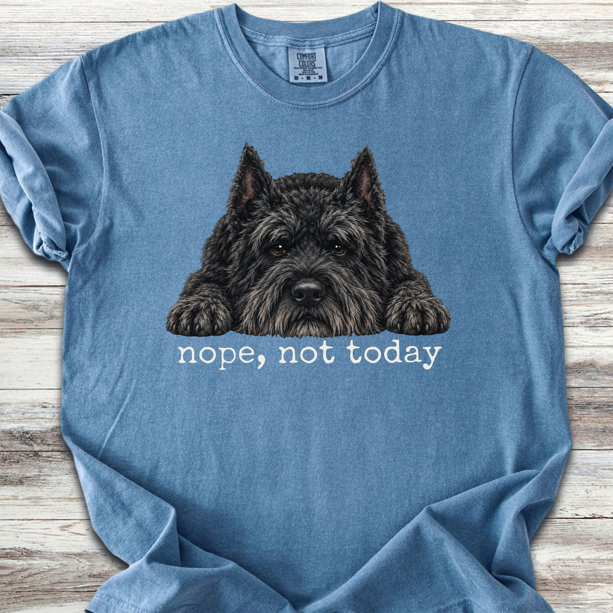 Bouvier Cropped Nope - Blue Jean