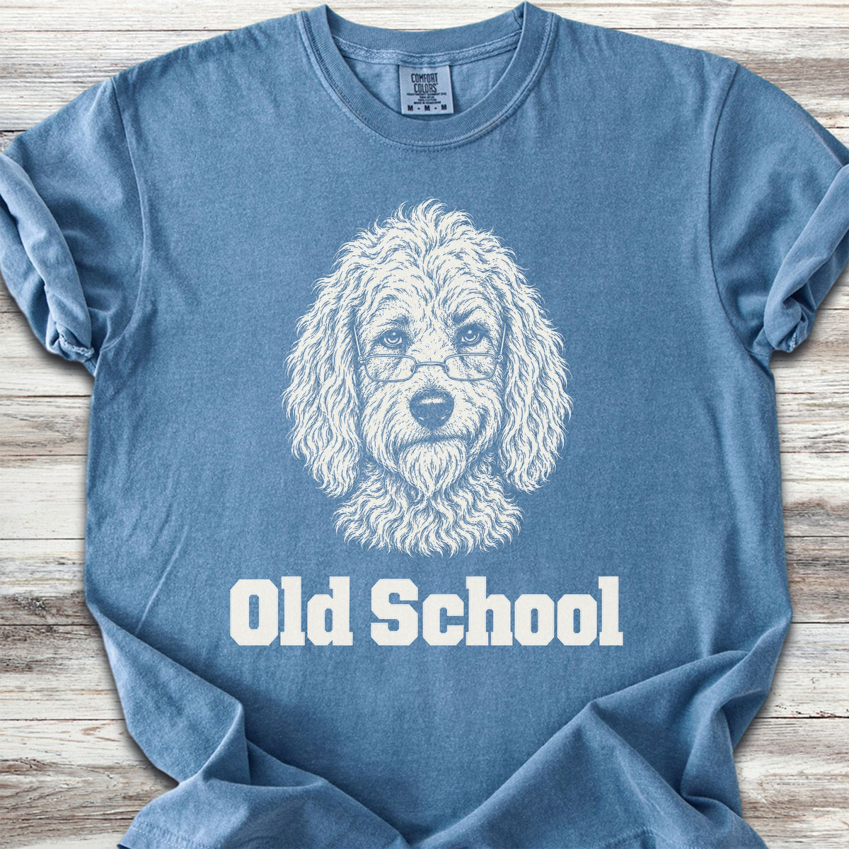 Goldendoodle Old School - Blue Jean