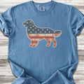 Golden Retriever Vintage USA - Blue Jean