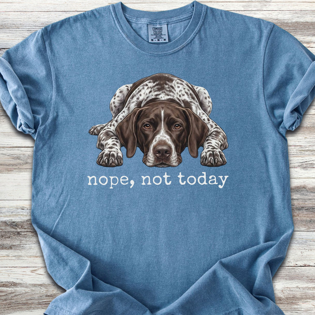 German Shorthaired Pointer Nope - Blue Jean