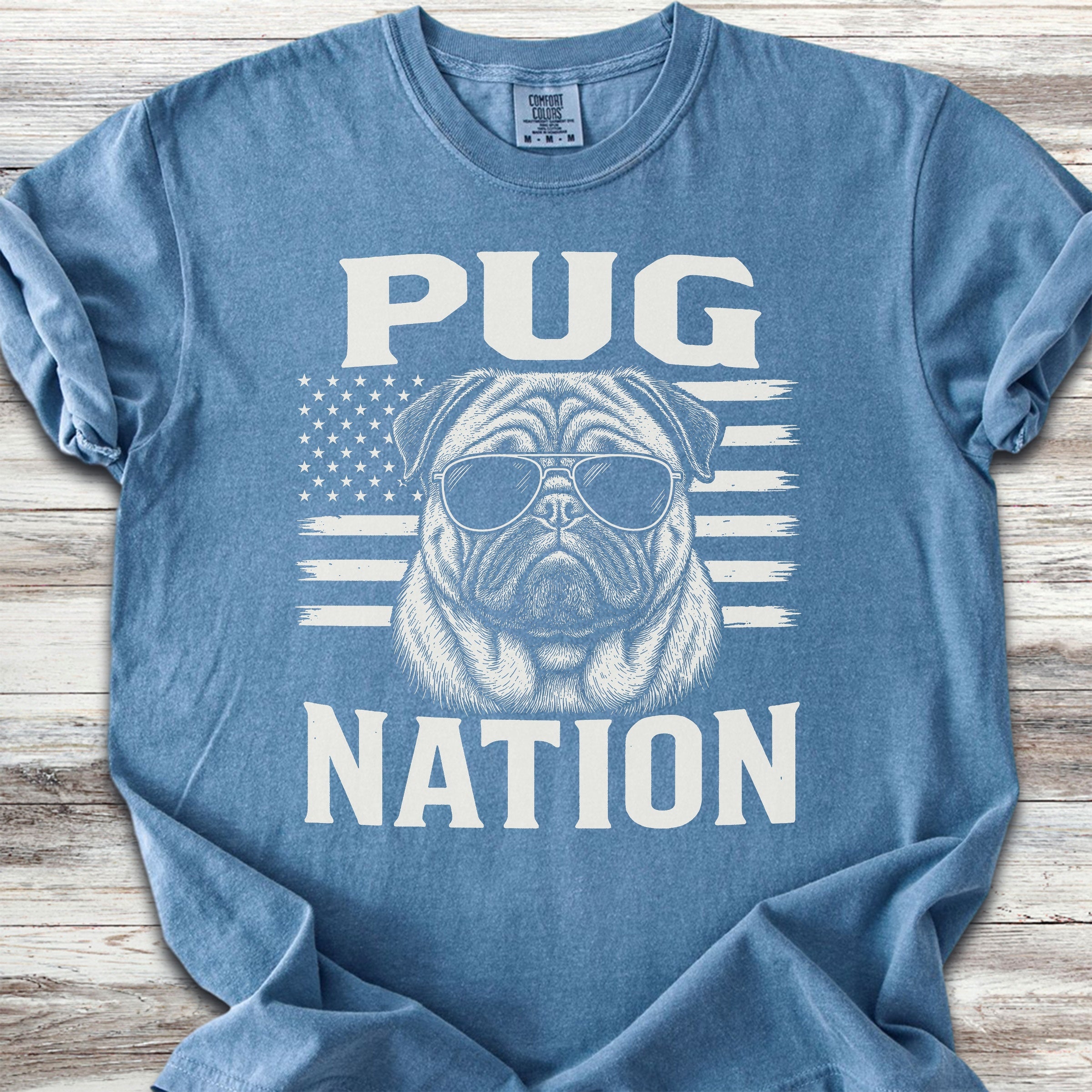 Pug Nation - Blue Jean