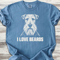 Airedale I Love Beards - Blue Jean