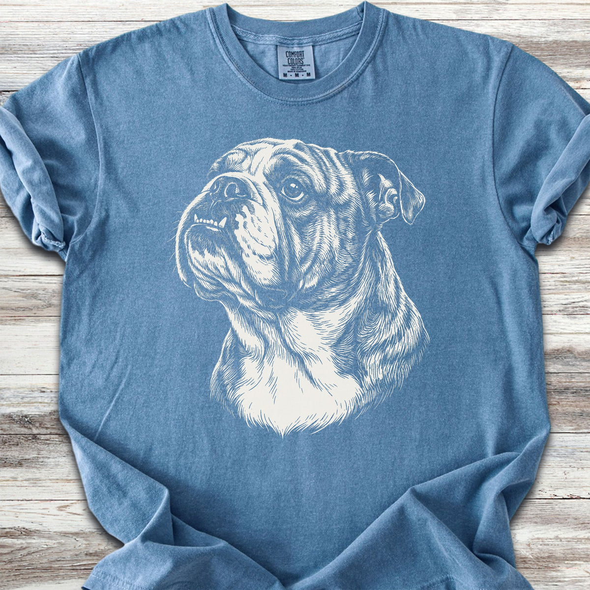 English Bulldog Loyalty - Blue Jean