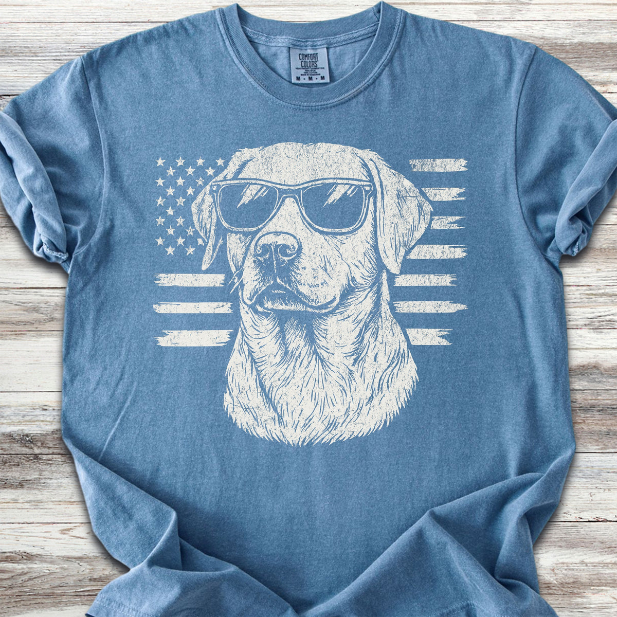 Labrador Retriever Flag - Blue Jean