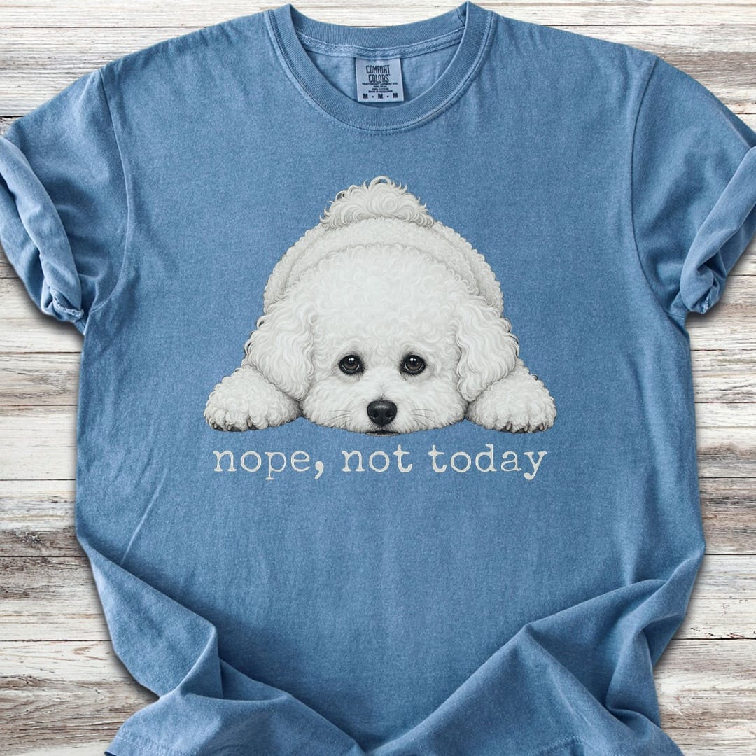 Bichon Frise Nope - Blue Jean