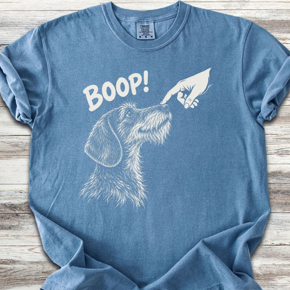 Dachshund Wire Hair BOOP! - Blue Jean