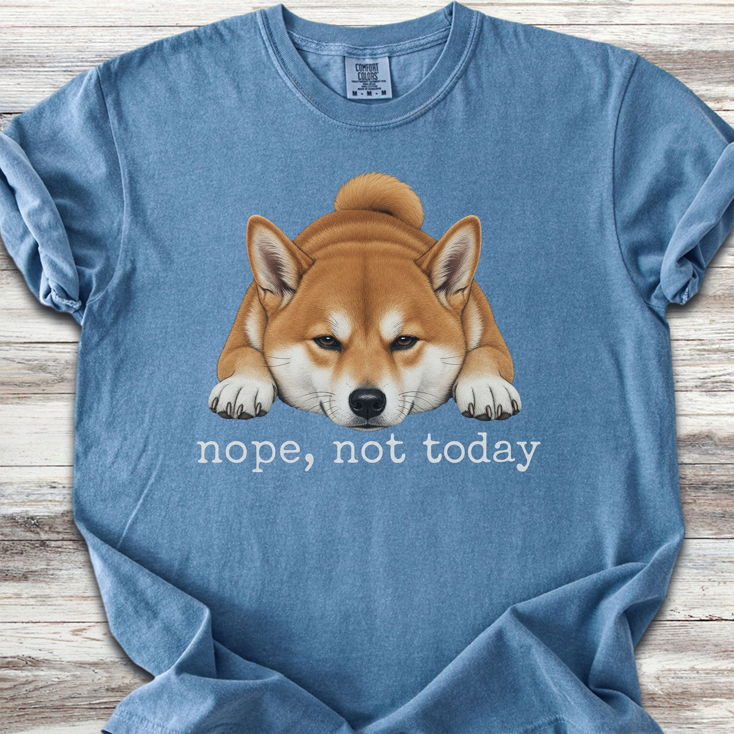 Shiba Inu Nope - Blue Jean