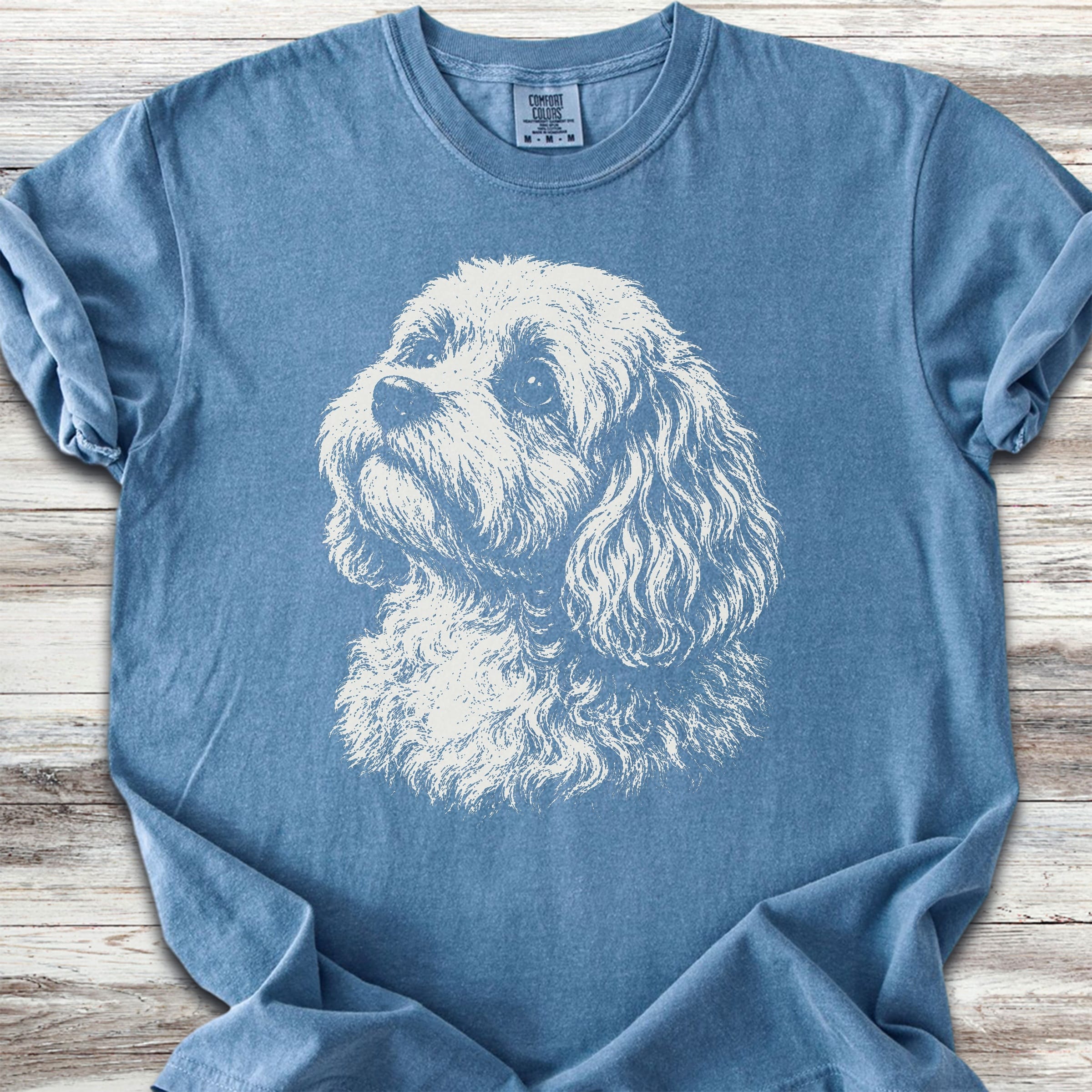 Cavapoo Loyalty - Blue Jean