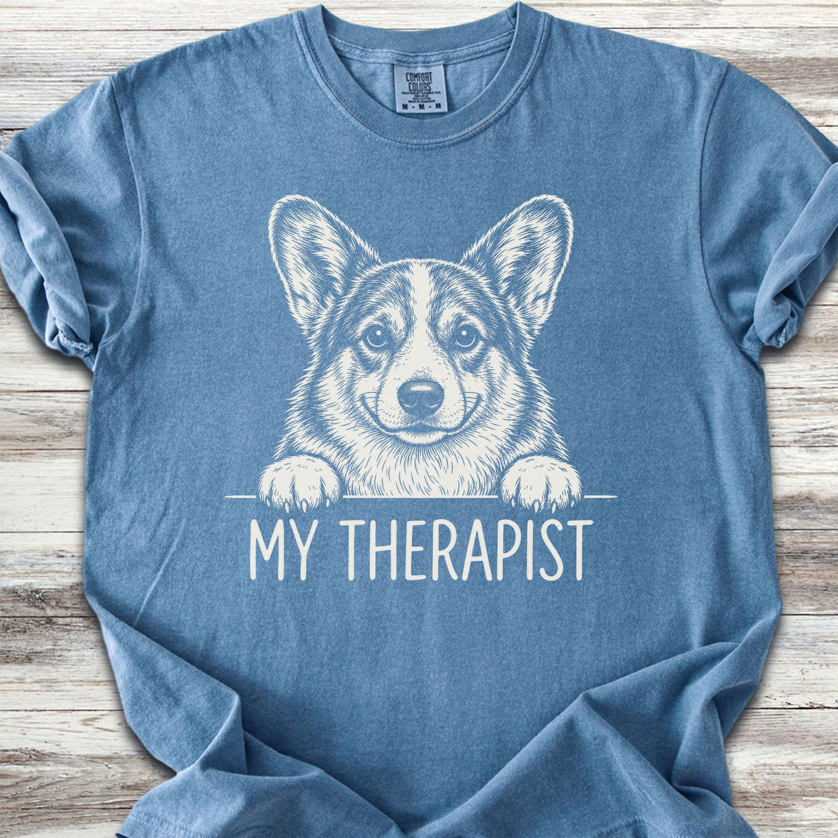 Corgi Therapist - Blue Jean