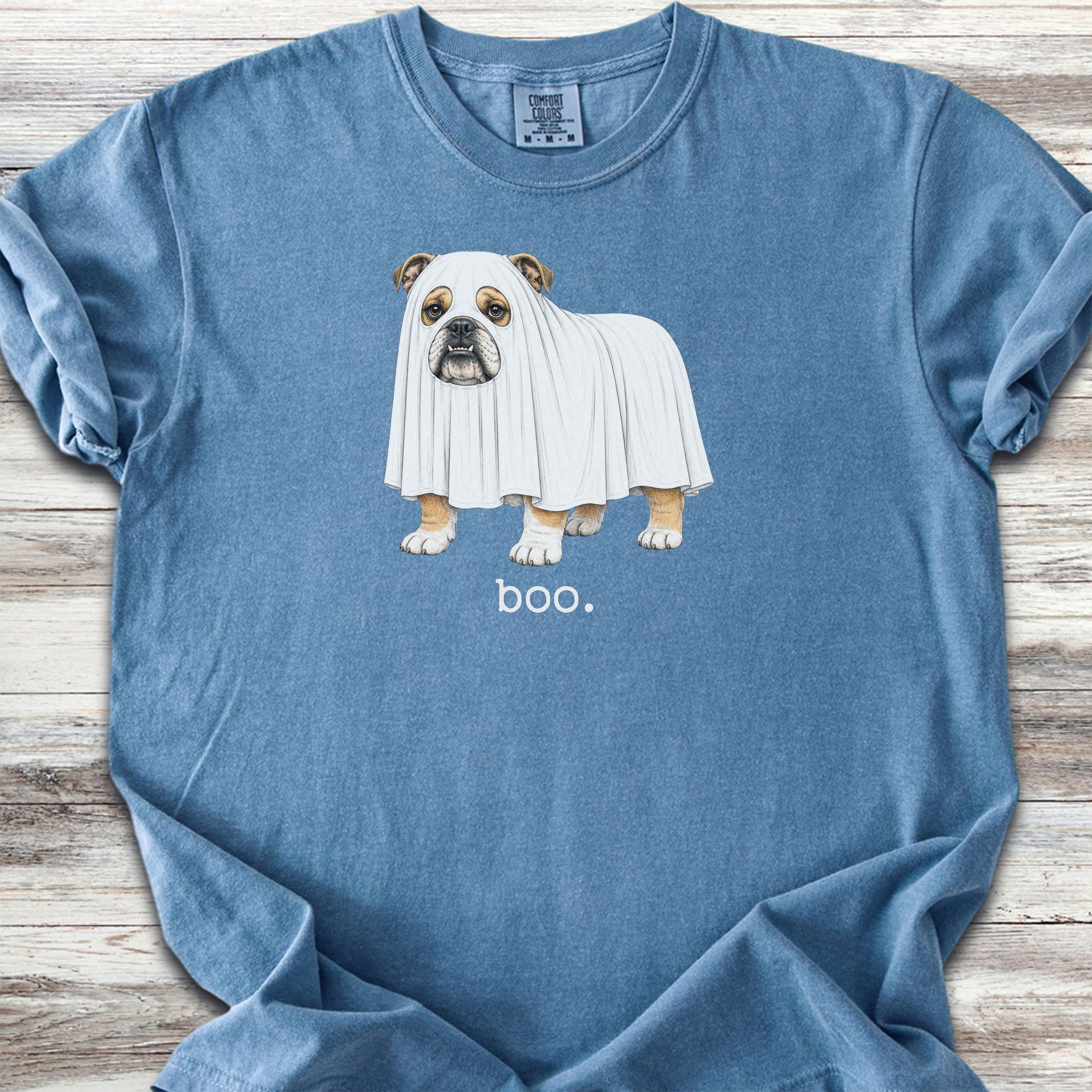 English Bulldog Boo - Blue Jean