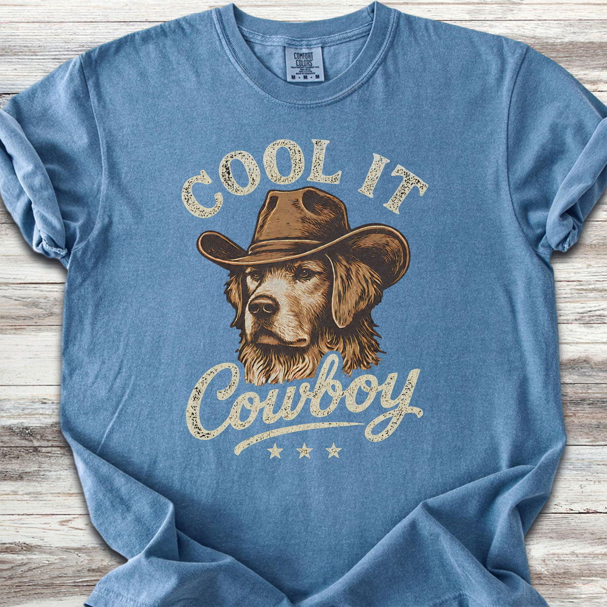 Golden Retriever Cool It - Blue Jean