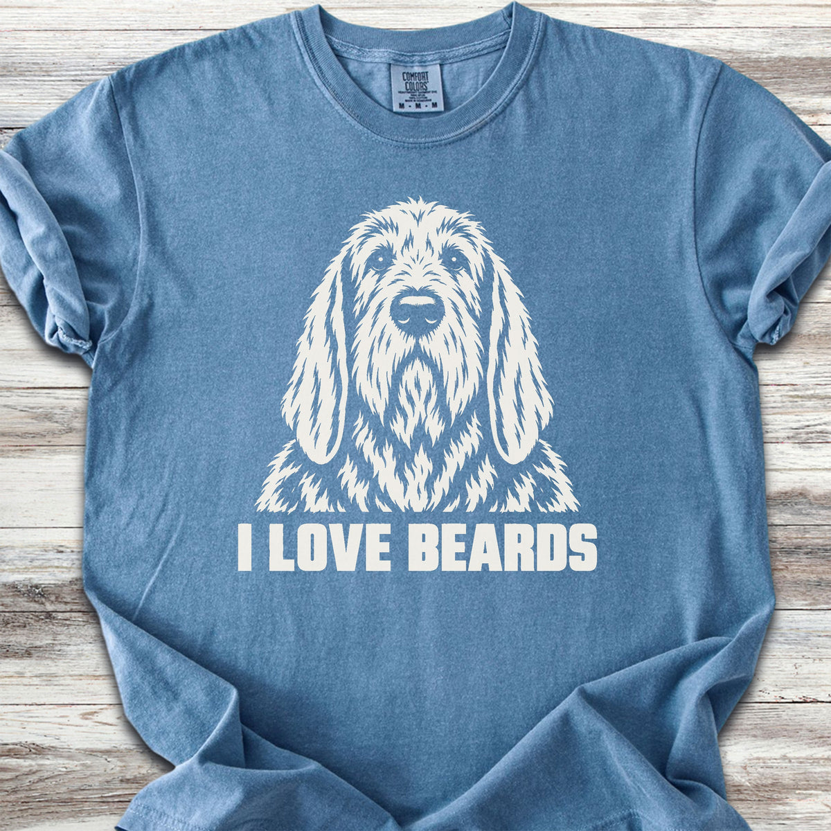 Otterhound I Love Beards - Blue Jean
