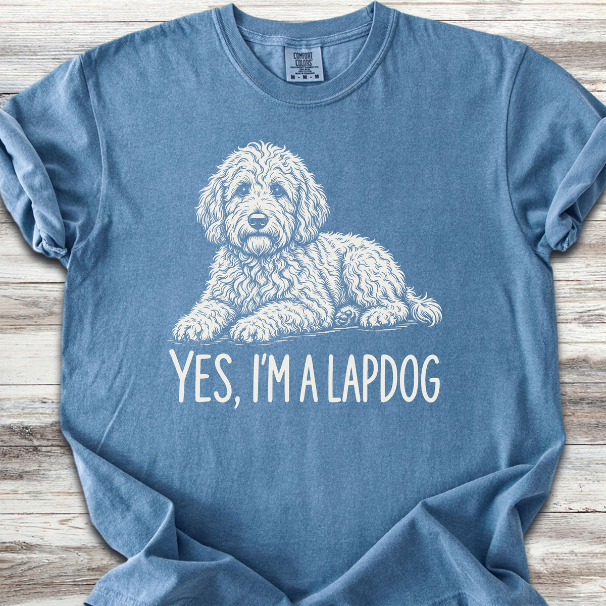 Goldendoodle Lapdog - Blue Jean