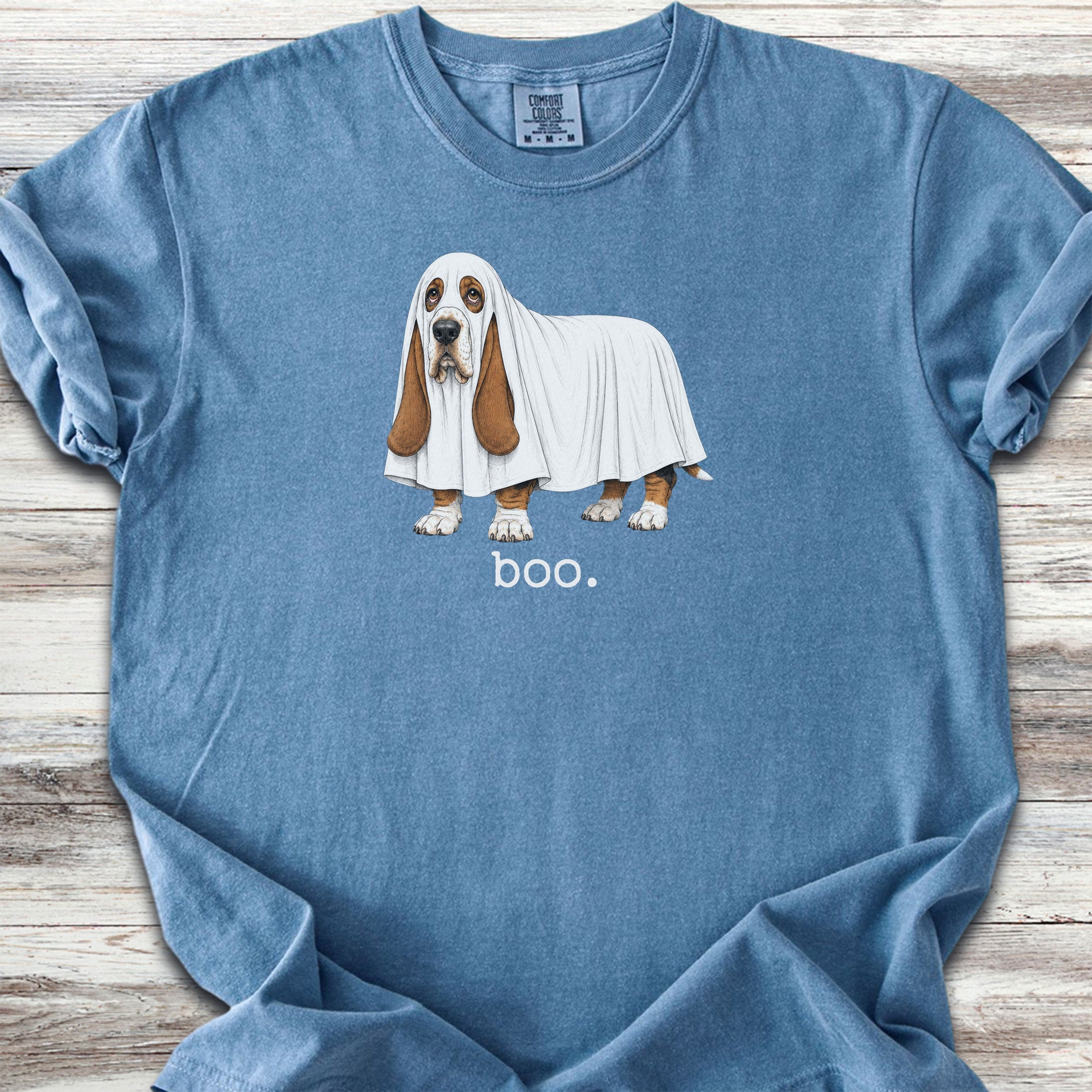 Basset Hound Boo - Blue Jean