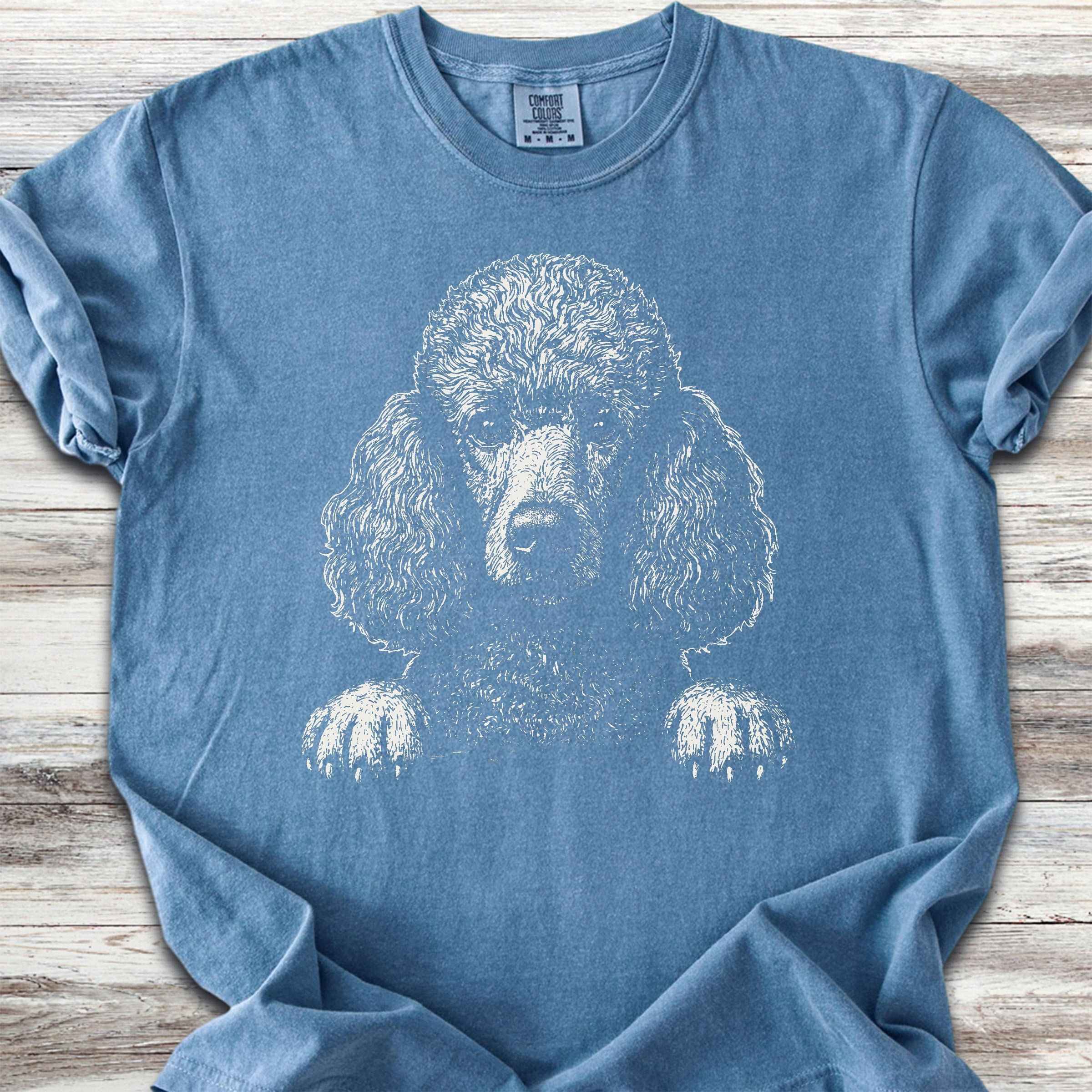 Poodle Hello - Blue Jean