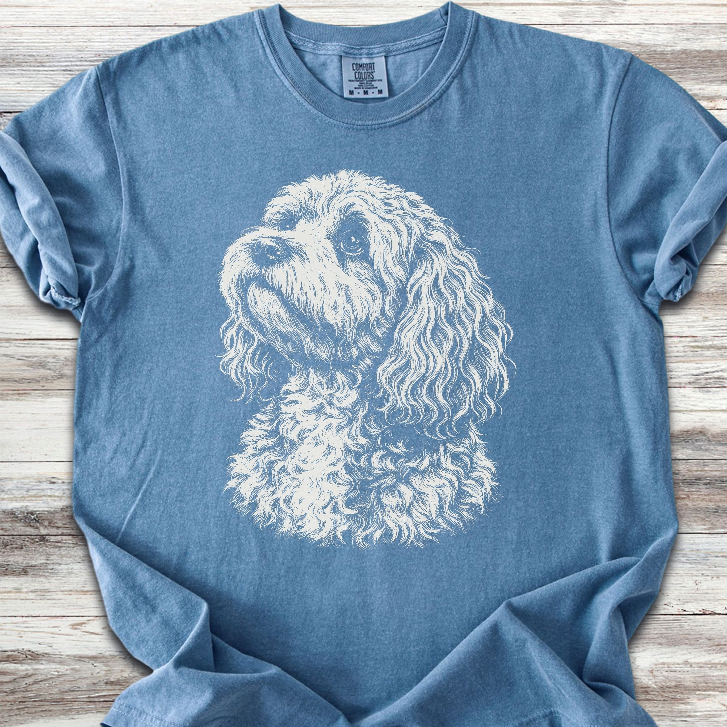 Cockapoo Loyalty - Blue Jean