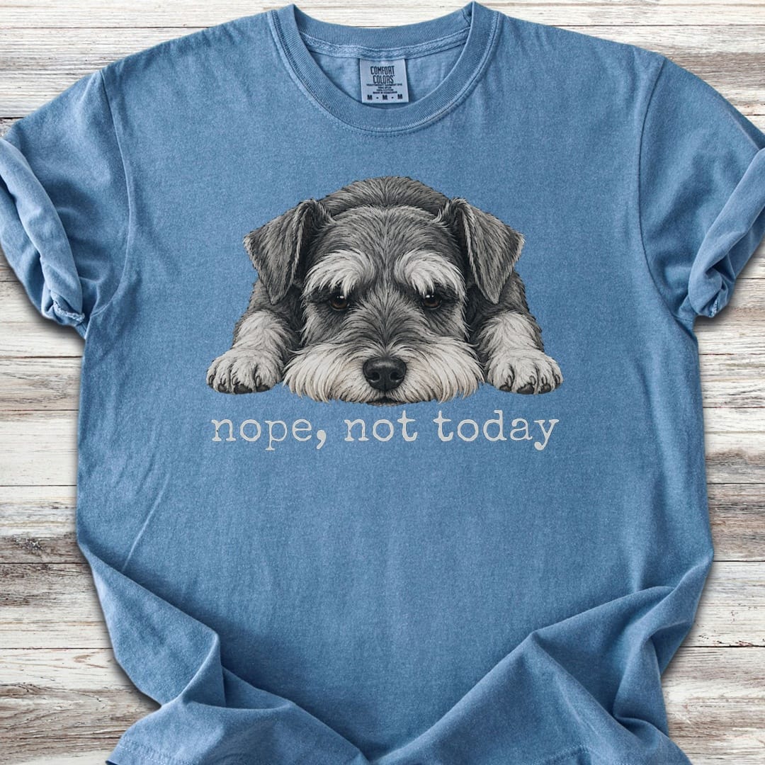 Schnauzer Nope - Blue Jean