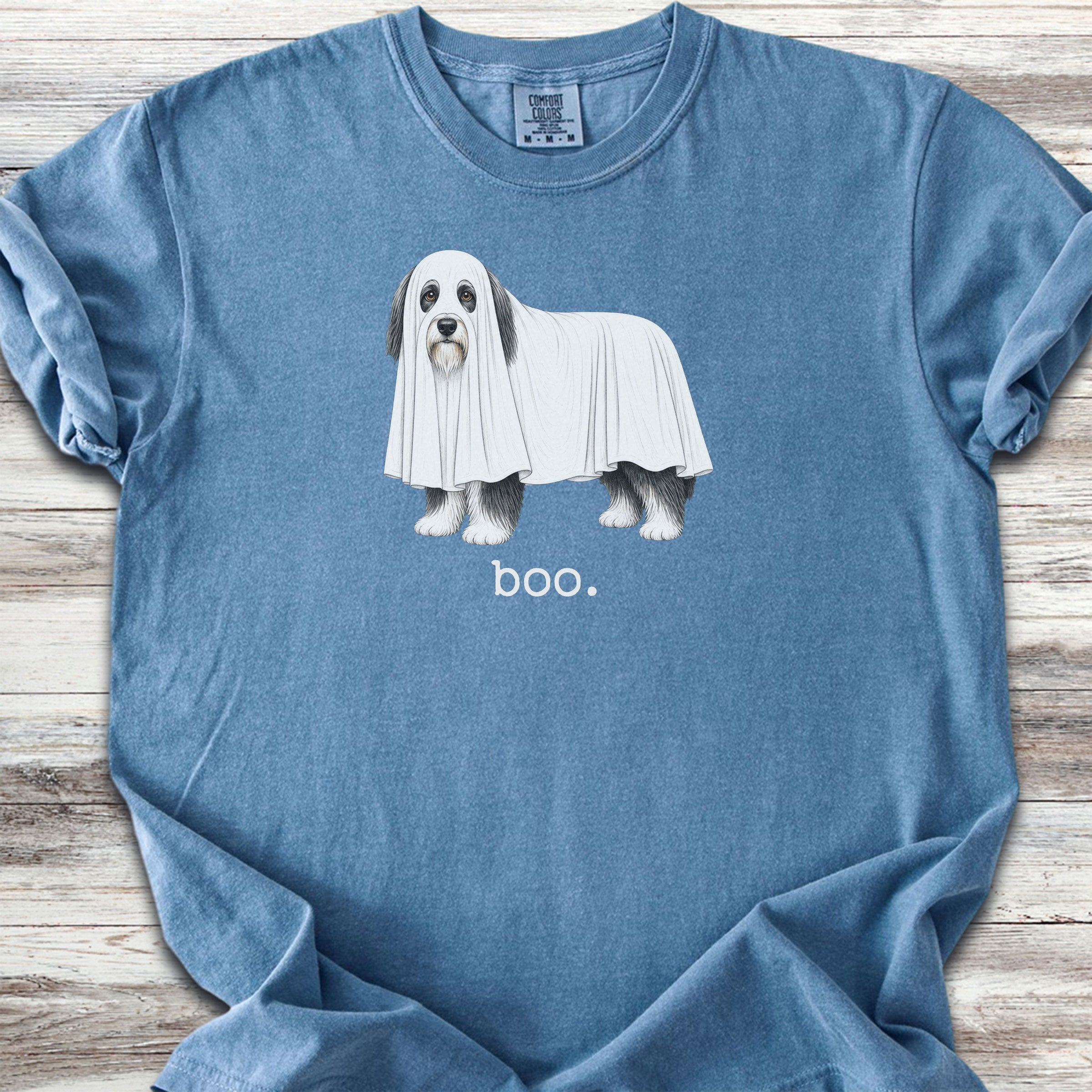 Bearded Collie Boo - Blue Jean