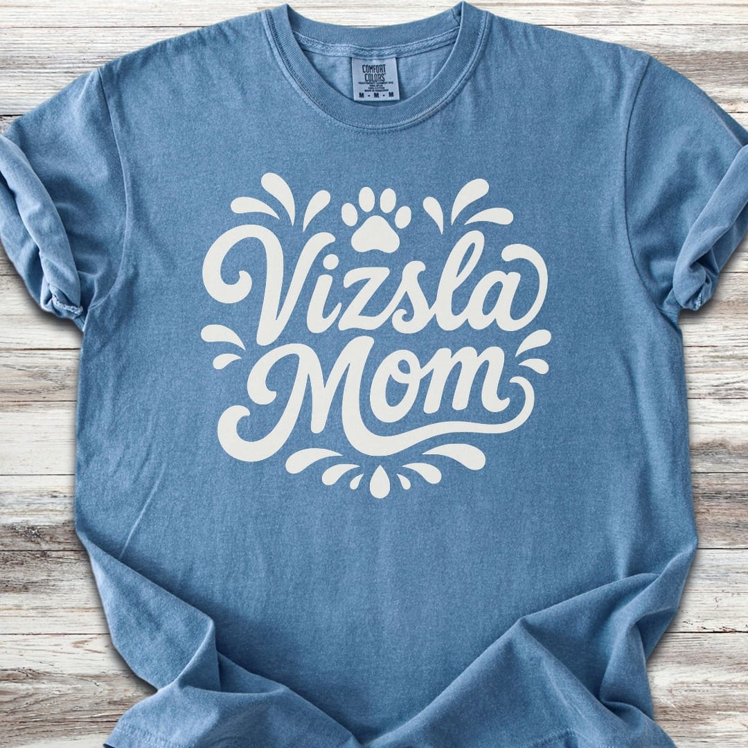 Vizsla Groovy Mom - Blue Jean