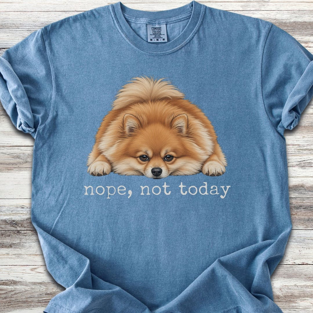 Pomeranian Nope - Blue Jean