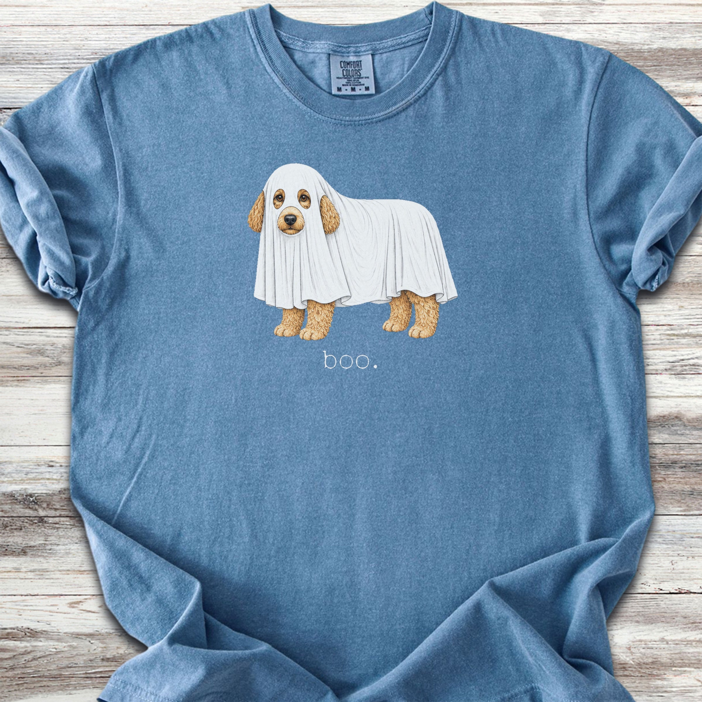 Goldendoodle Boo - Blue Jean