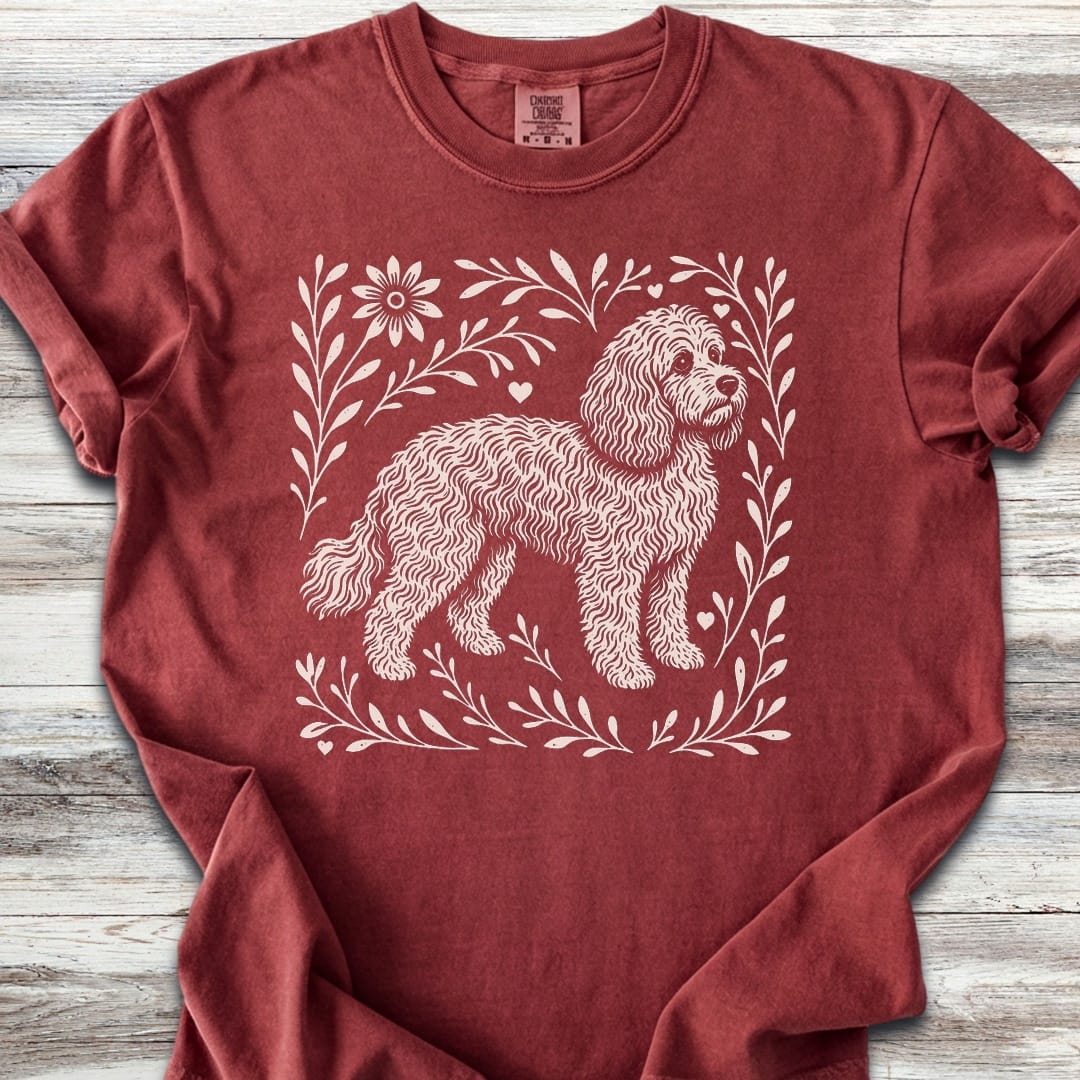 Cockapoo Linocut - Brick