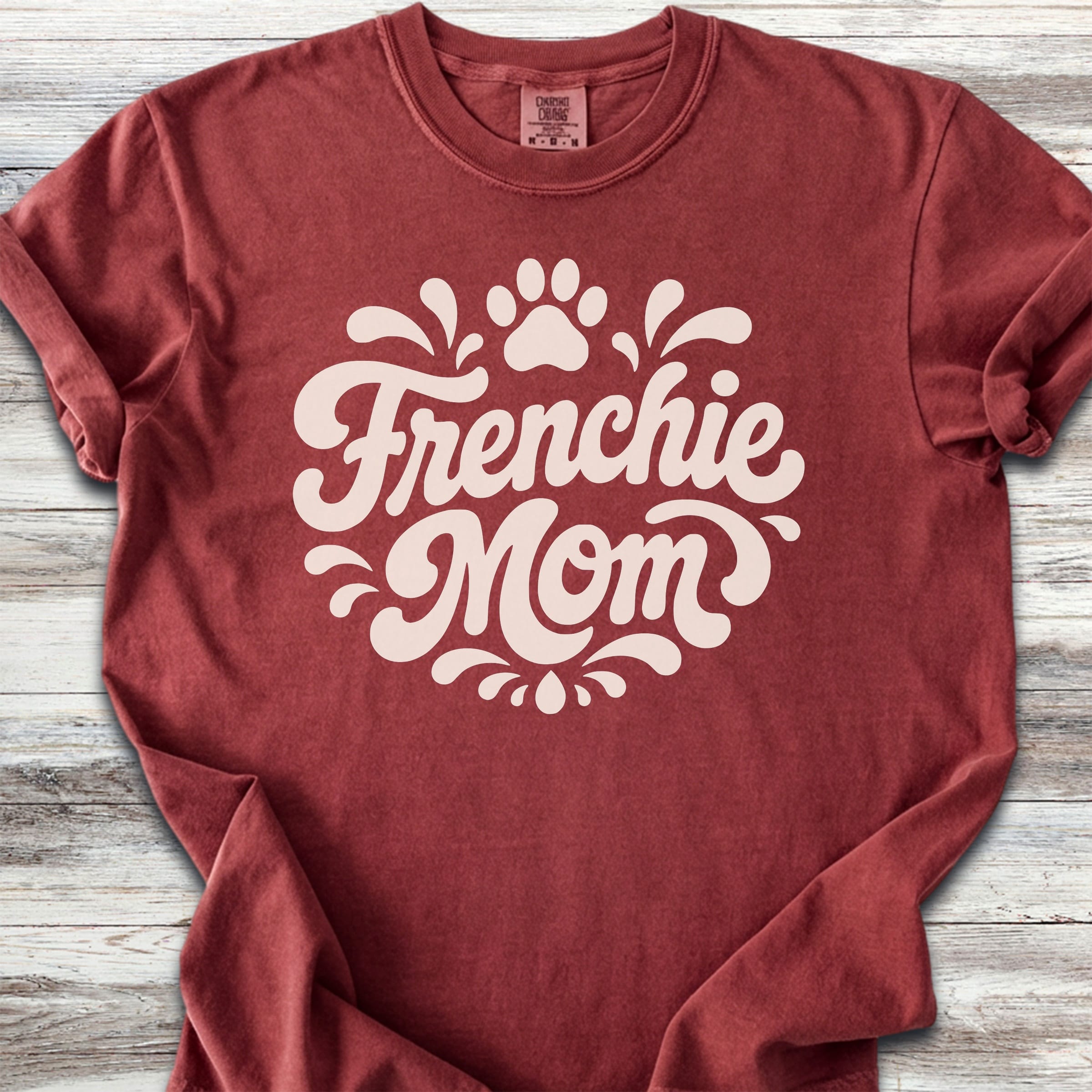 French Bulldog Groovy Mom - Brick