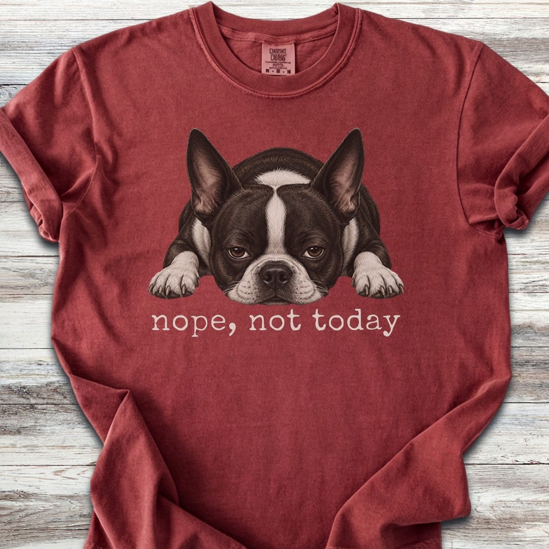 Boston Terrier Nope - Brick