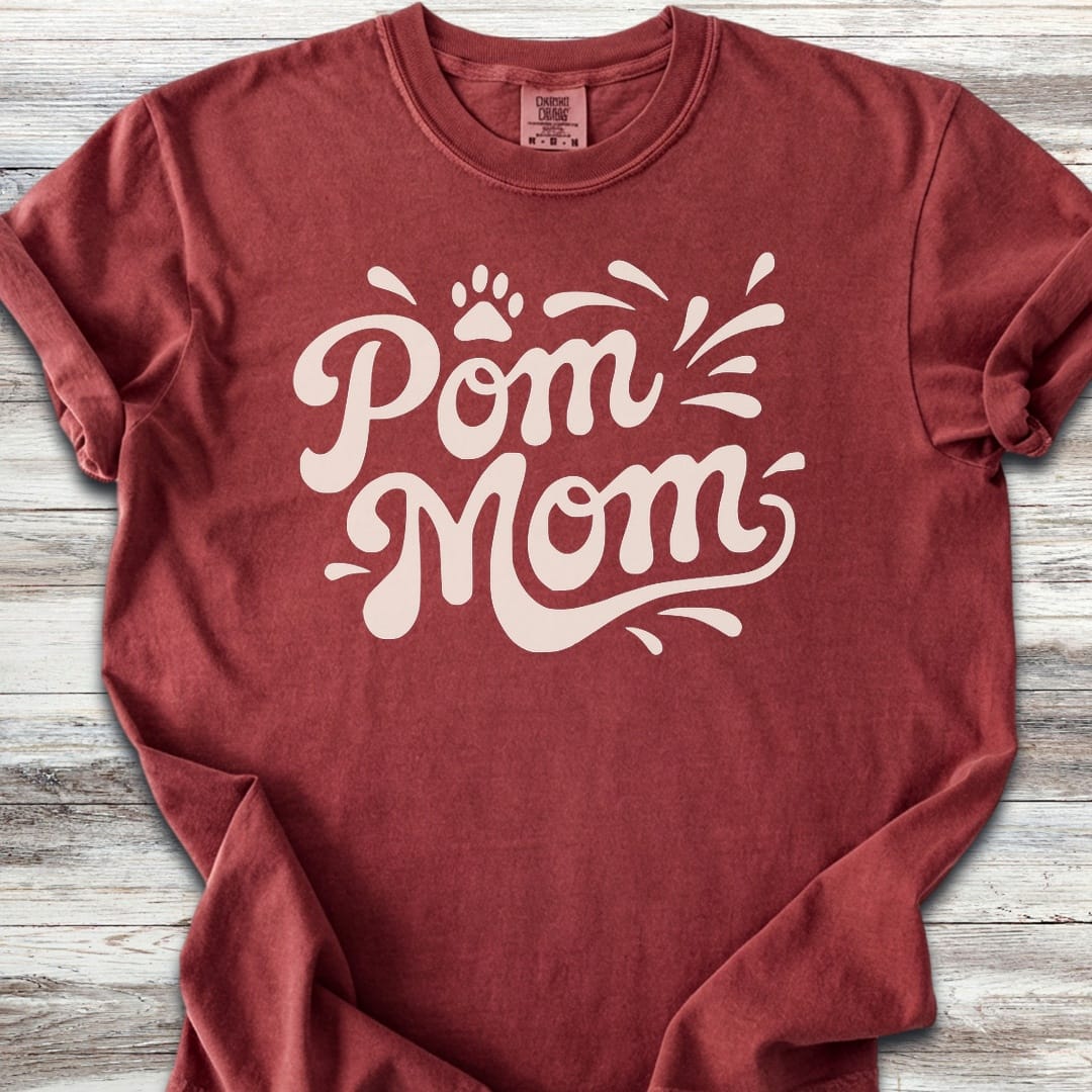 Pomeranian Groovy Mom - Brick