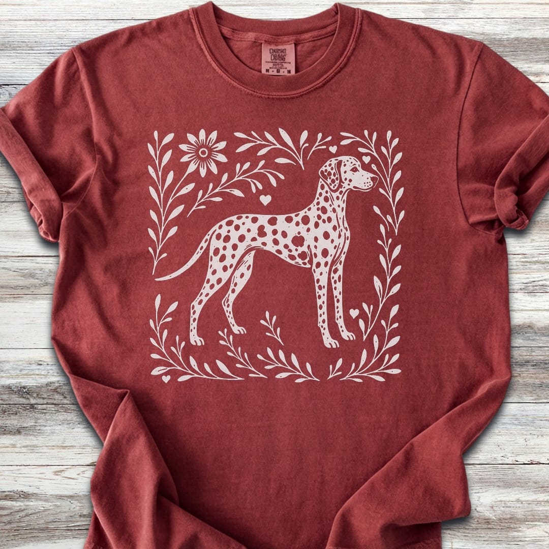 Dalmatian Linocut - Brick