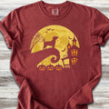 Jack Russell Terrier Halloween Moon - Brick