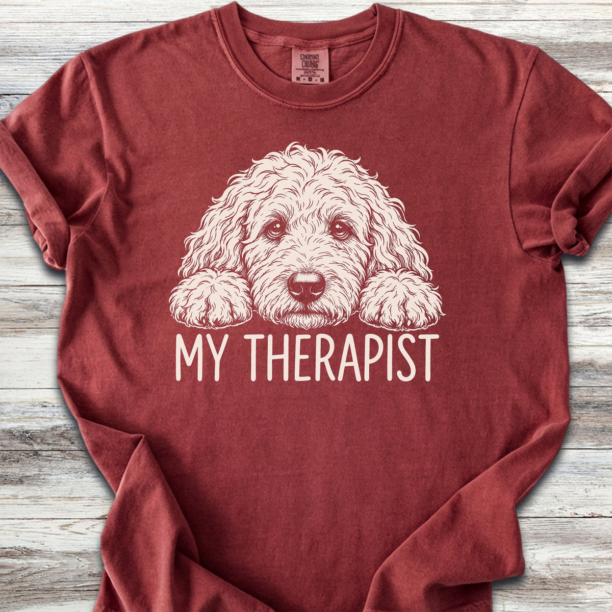 Goldendoodle Therapist - Brick