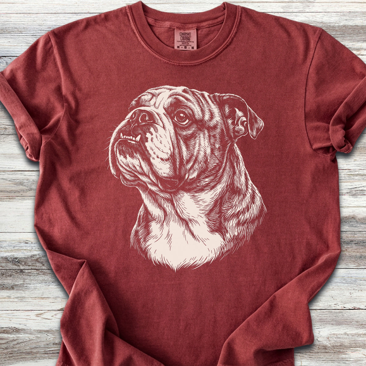 English Bulldog Loyalty - Brick