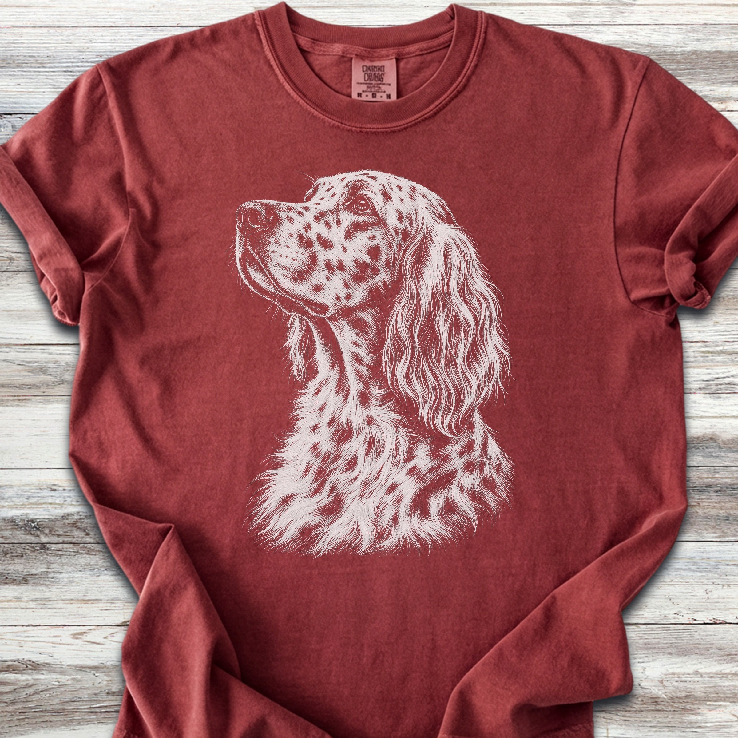 English Setter Loyalty - Brick