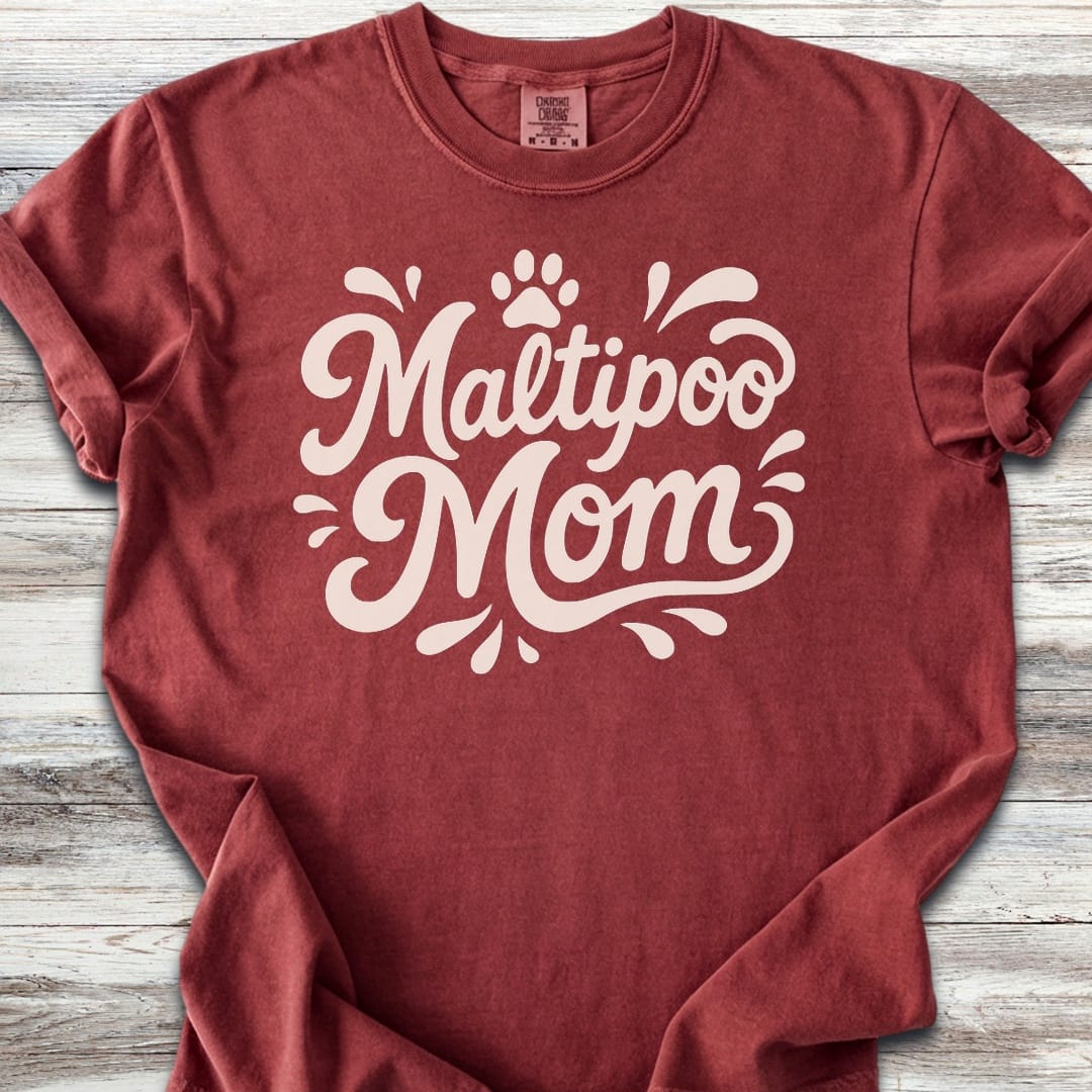 Maltipoo Groovy Mom - Brick