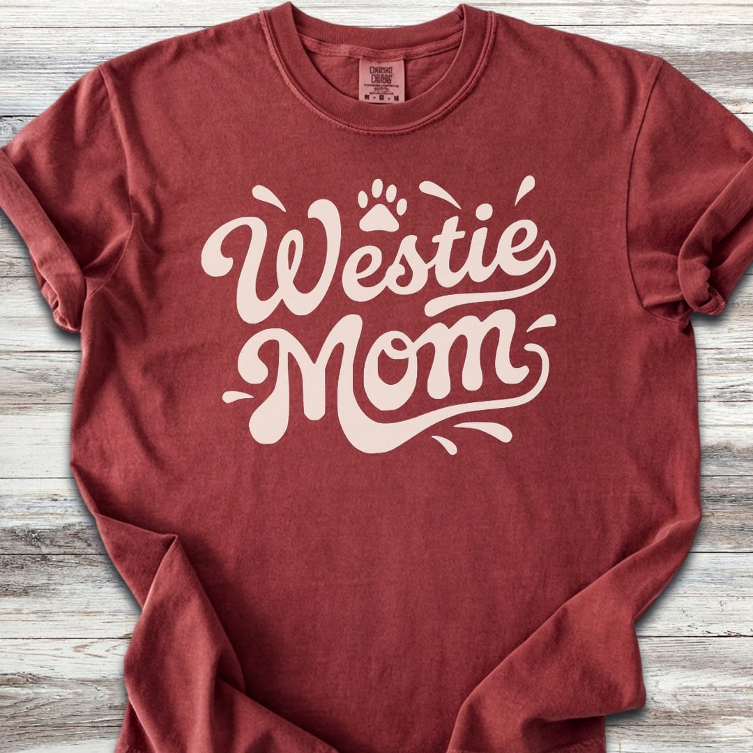West Highland Groovy Mom - Brick