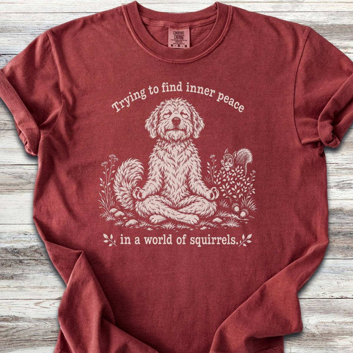 Goldendoodle Inner Peace - Brick