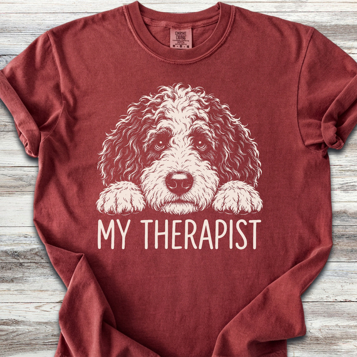 Sheepadoodle Therapist - Brick