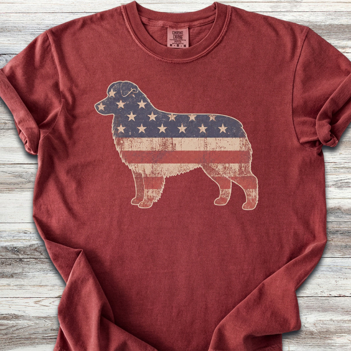 Australian Shepherd Vintage USA - Brick