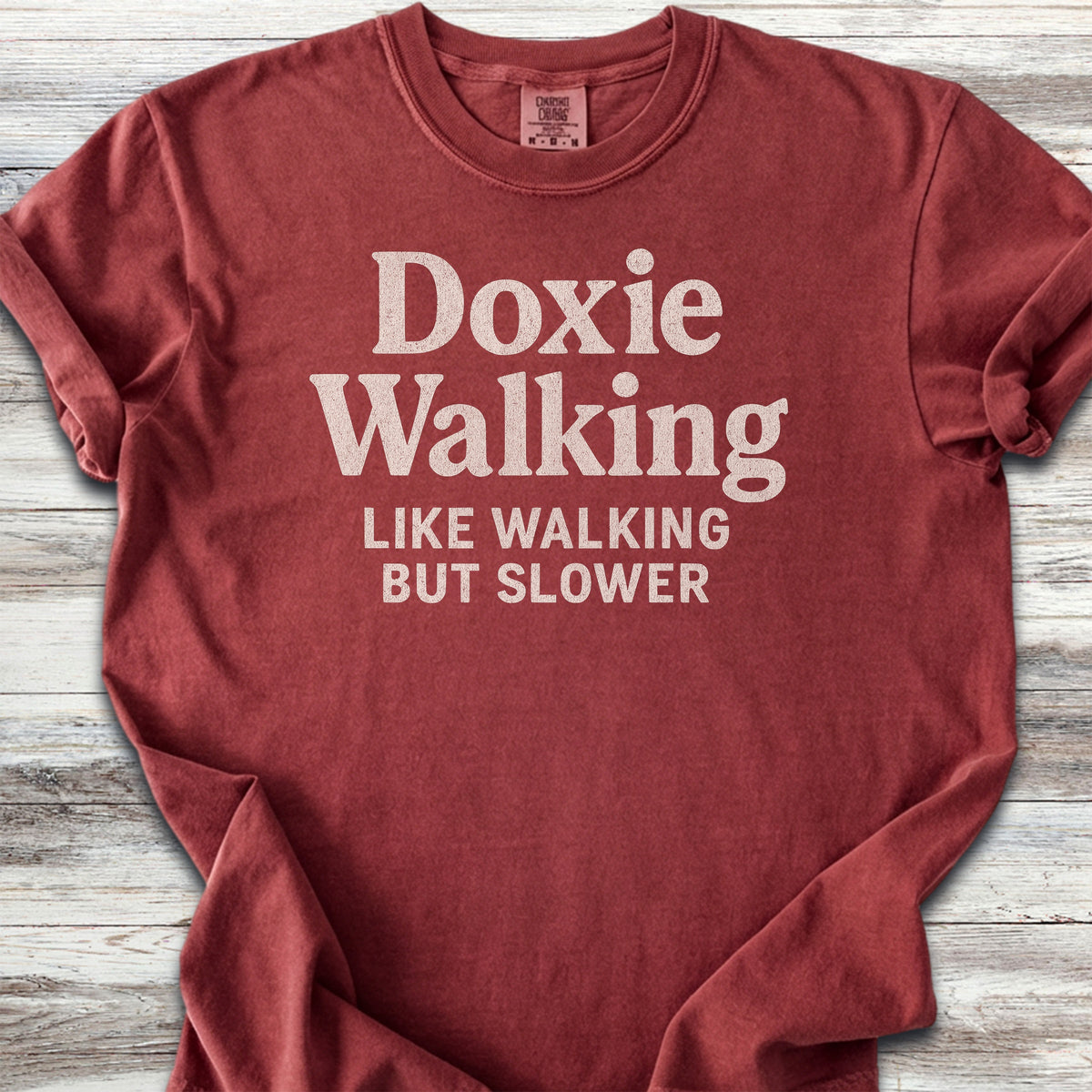 Dachshund Doxie Walking - Brick