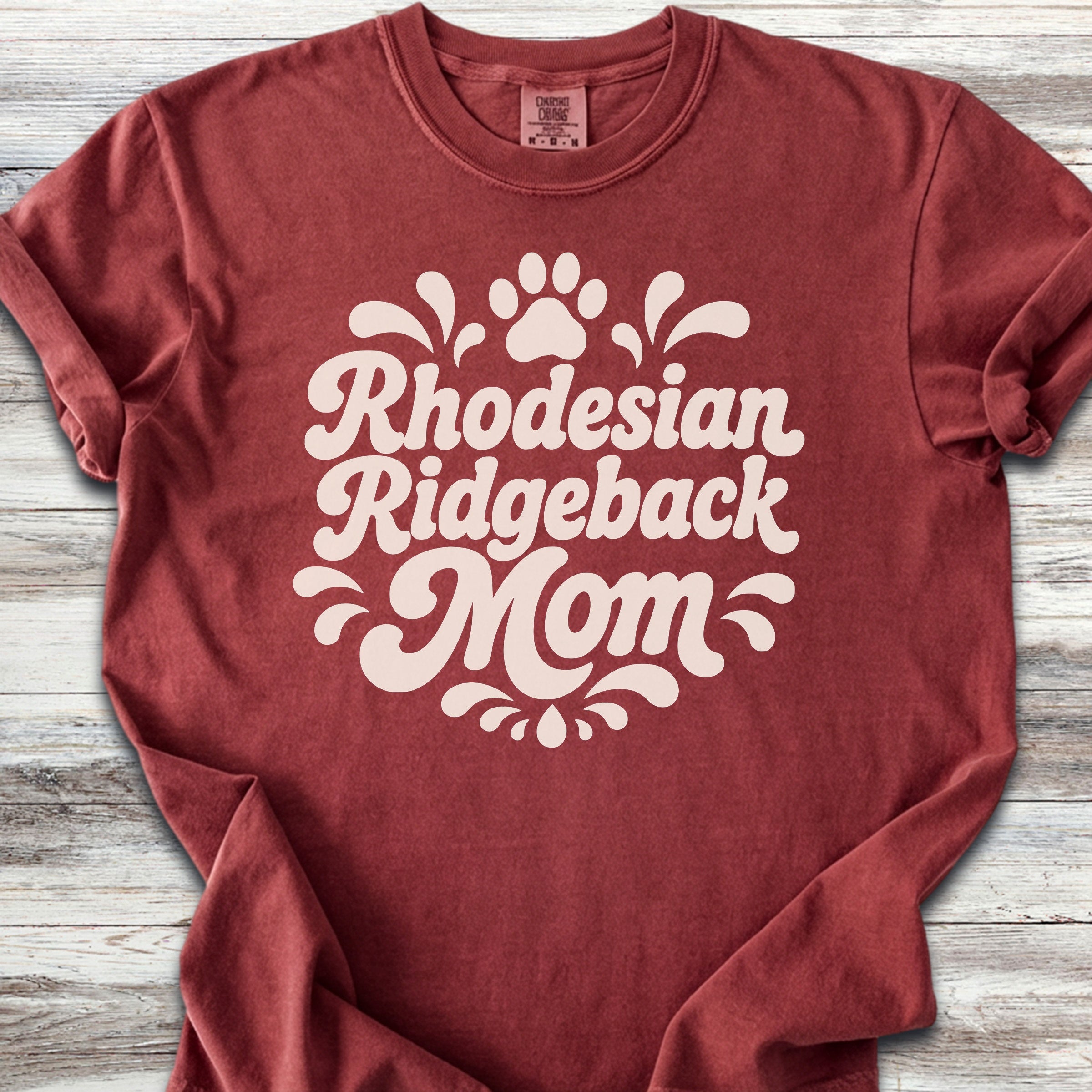 Rhodesian Ridgeback Groovy Mom - Brick