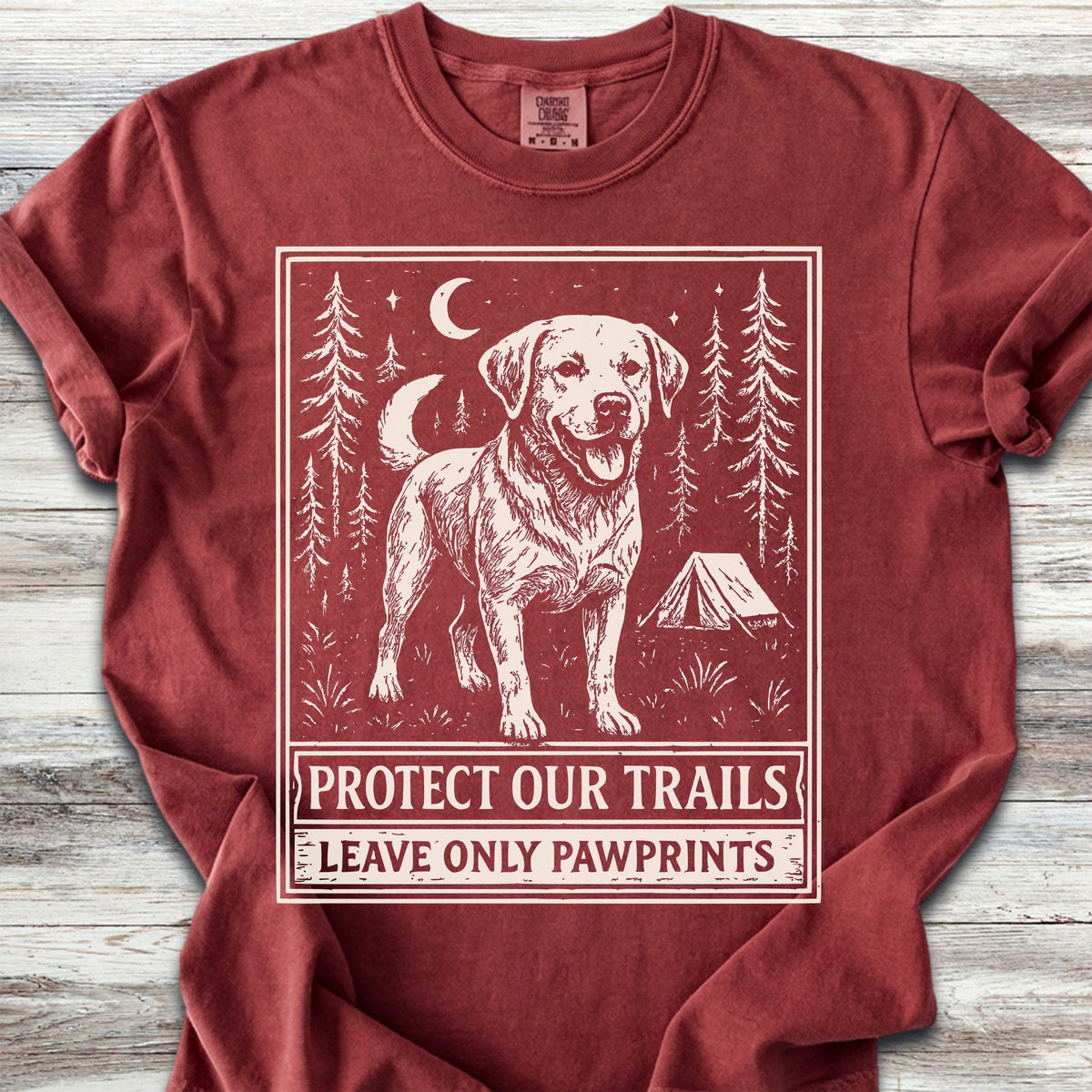 Labrador Retriever Protect Trails - Brick