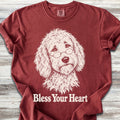 Goldendoodle Bless Your Heart - Brick