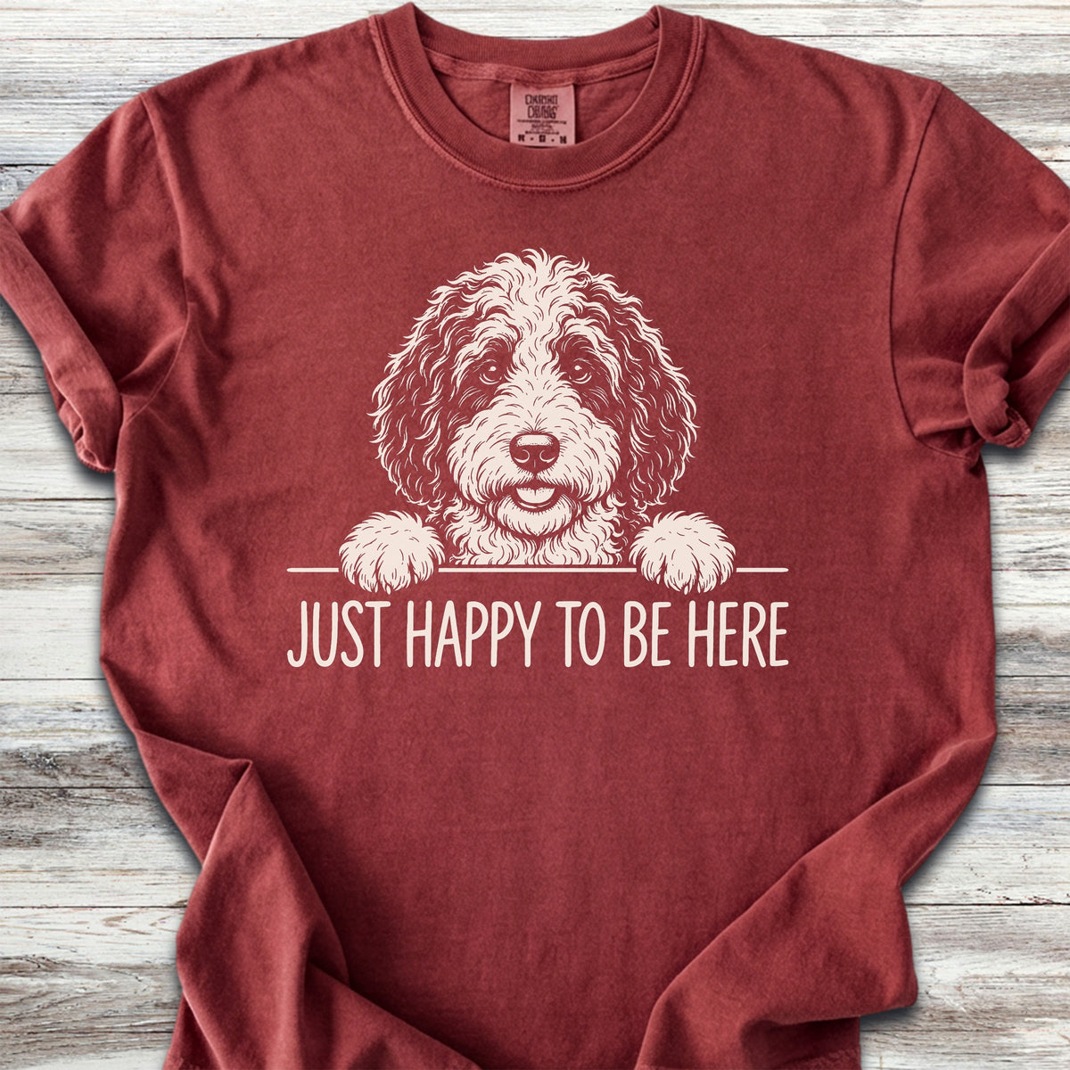 Sheepadoodle Happy - Brick