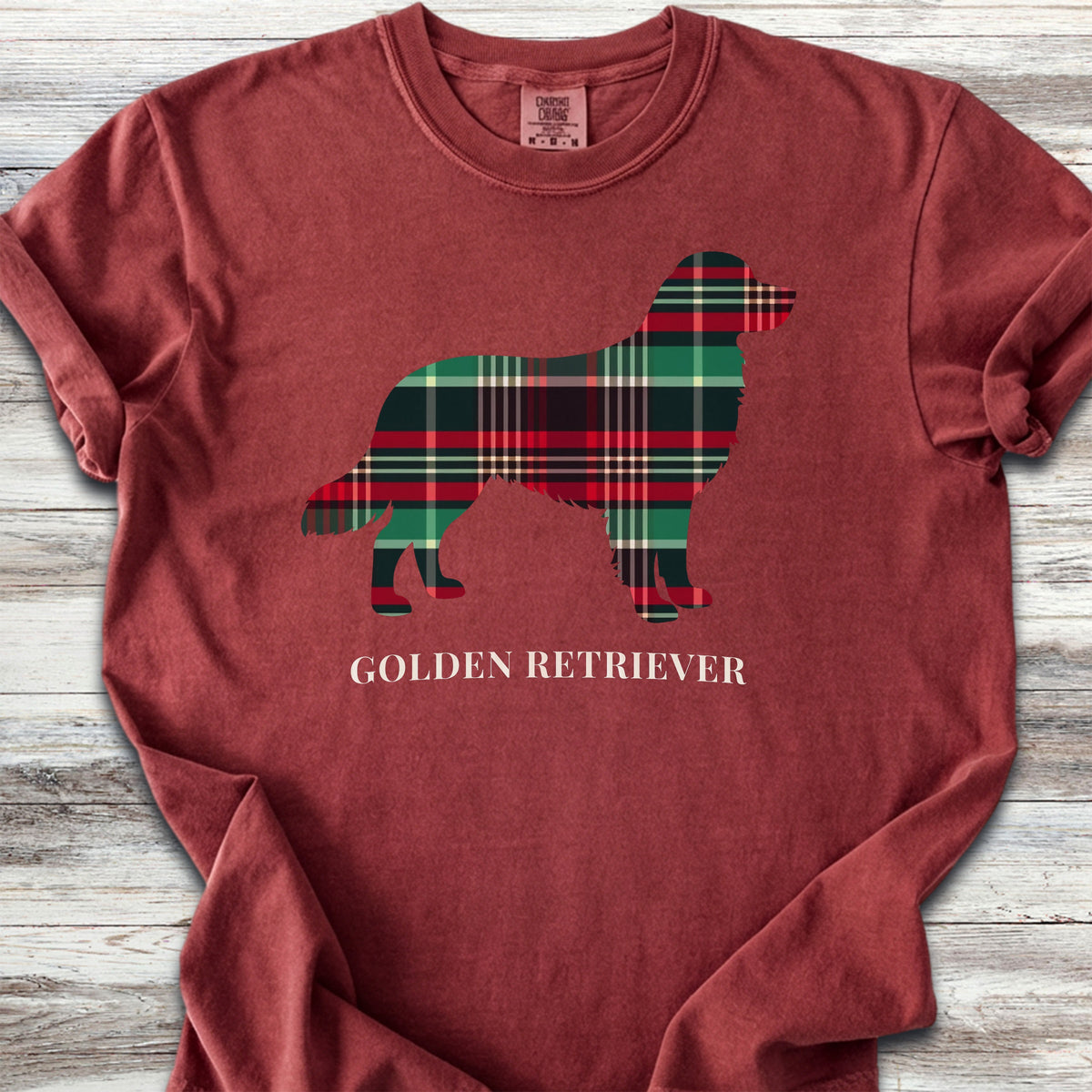 Golden Retriever Winter - Brick
