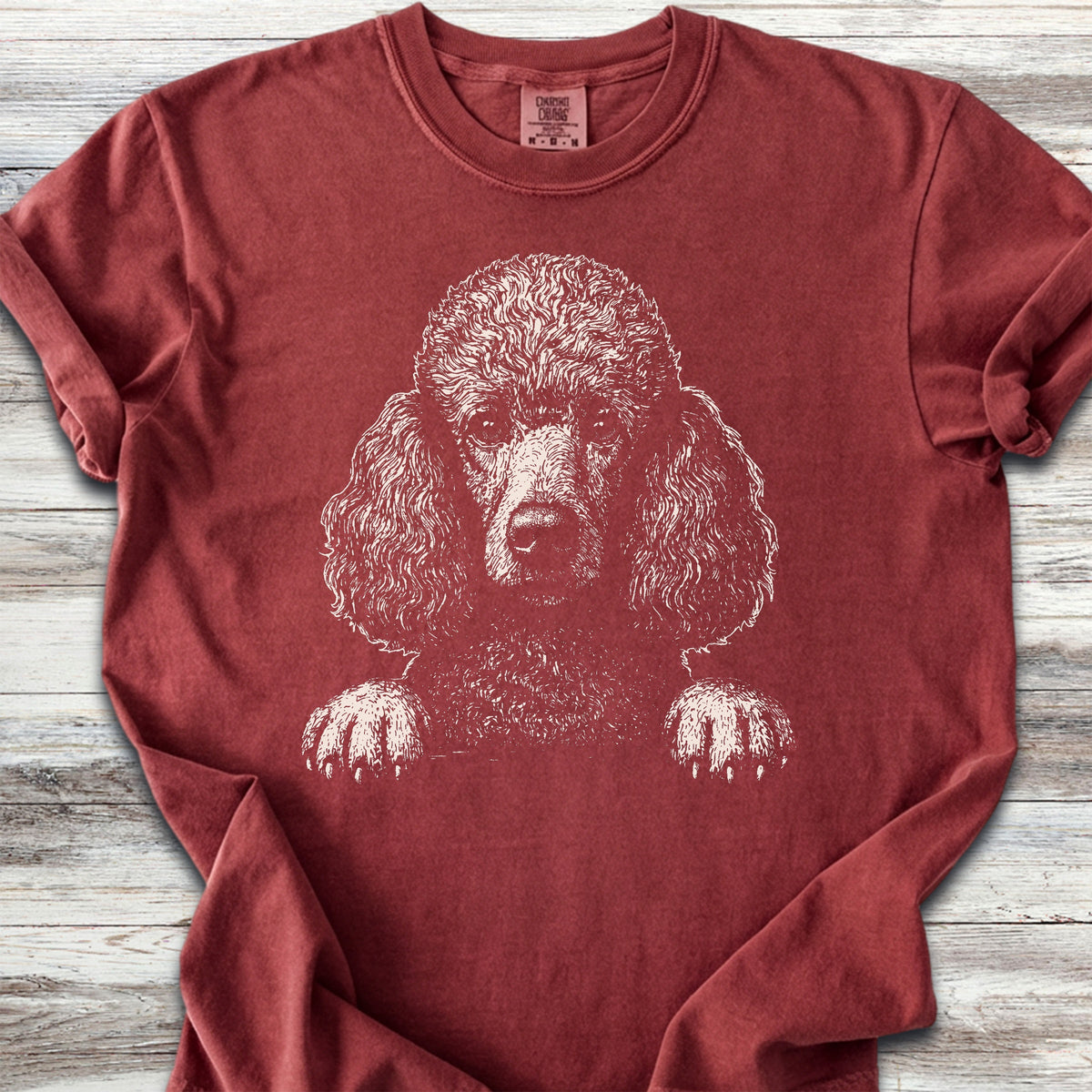 Poodle Hello - Brick
