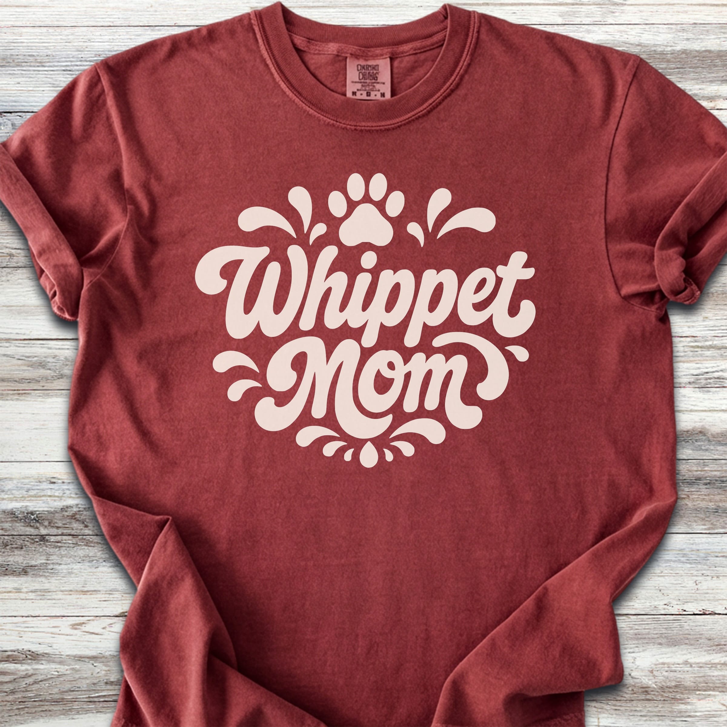 Whippet Groovy Mom - Brick