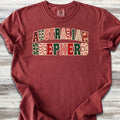 Australian Shepherd Holiday Faux Patchwork - Brick